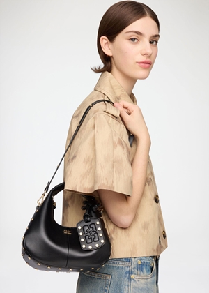 Hobo mini studs Black B2070100 Ganni 
